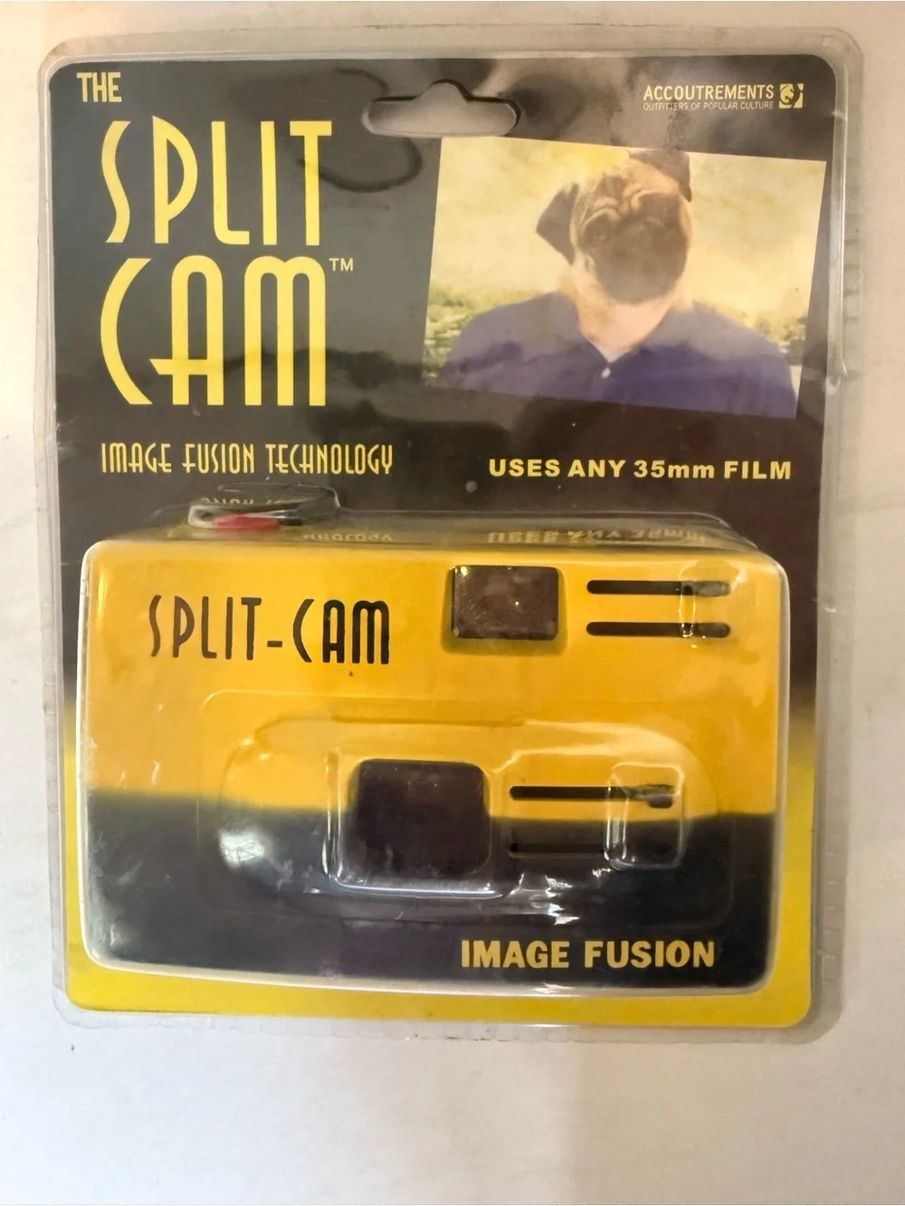 Vintage Split-Cam Image Fusion 35mm Camera - Yellow and Black unopened